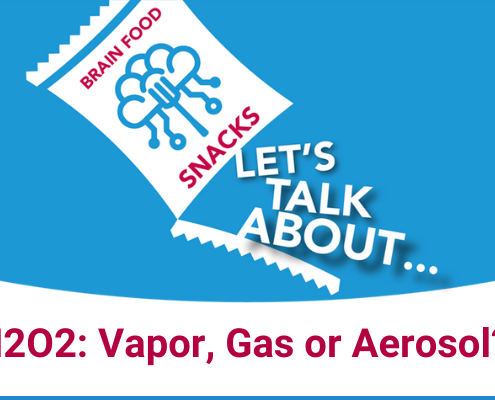 H2O2 vapor gas or aerosol